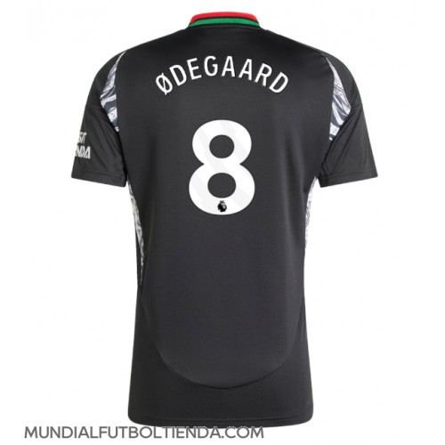 Camiseta Arsenal Martin Odegaard #8 Segunda Equipación Replica 2024-25 mangas cortas